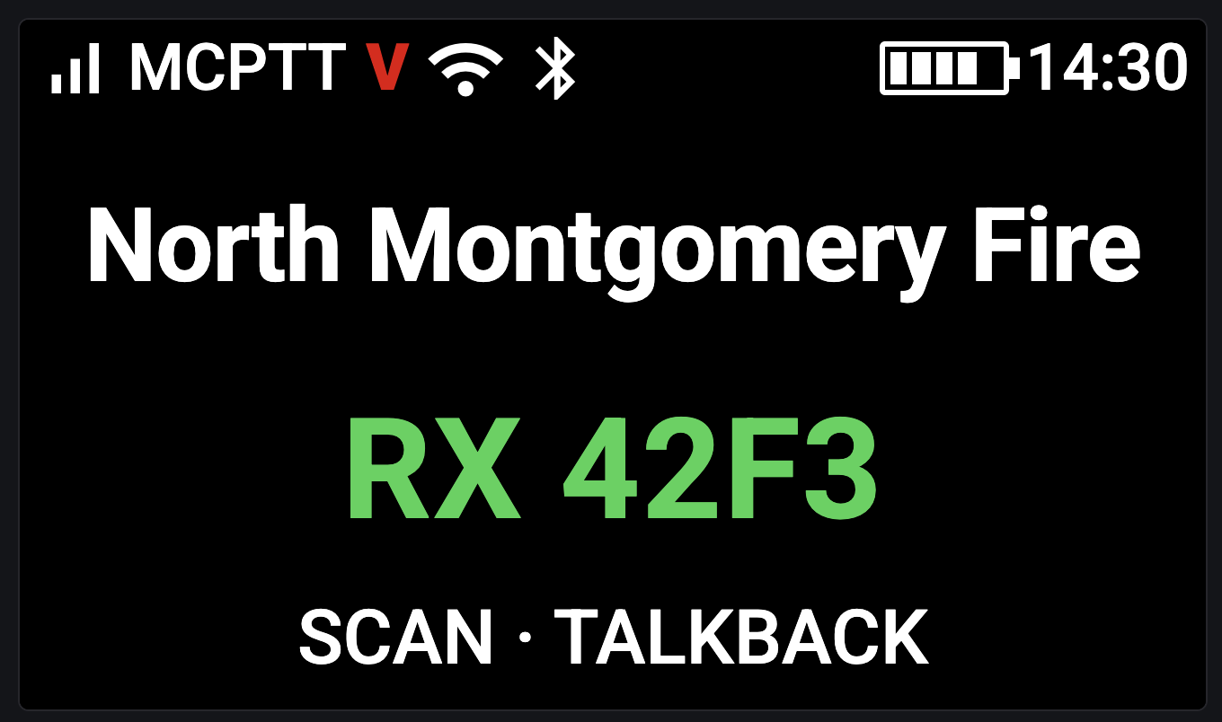 PS35 receiving on scan